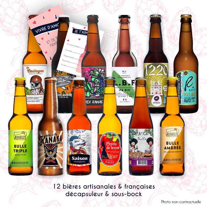Coffret cadeau de 12 bières du monde